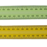 Ruler Gns 30cm Clear Plastic Tinted