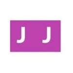 Labels Colour Coding Avery 25x38mm J Side Tab Mauve Pk180