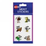 Merit Stickers Avery Aussie Animals Round Permanent Pk96 Hs - Image 2