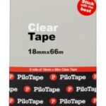 Tape Clear Pilotape 18mmx66m Bx8