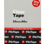 Tape Clear Pilotape 24mmx66m Bx6