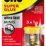 Glue Uhu Super Glue Minis 3x1ml