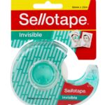 Tape Invisible Sellotape on Dispenser 18mmx25m