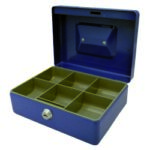Cash Box Esselte 200x150x80mm Classic No.8 Blue