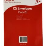 Envelope Stat C5 Kraft Peel/Seal Pk25
