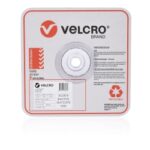 Hook Only Stick on Dots Velcro 22mm White Pk900
