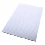 Office Pads Quill A4 Bond Ruled White D/Sided 100lf 70gsm