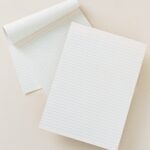 Office Pads Quill A4 Bank Ruled 80lf