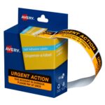Label Avery Disp 19x64 Urgent Action Dmr1964r2