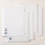 Dividers Marbig A4 PP 1-5 Tab White