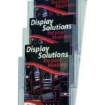 Stackable Wall Unit Deflecto A4 3-Tier Clear 77331