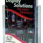 Brochure Holder Deflecto A4 Extra Cap Wall Mount 39103