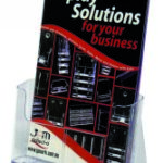Brochure Holder Deflecto A4 F/S Wall Mount 77001