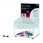 Ballot/Comment Box Deflecto A5 Landscape Clear 66601