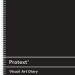 Visual Art Diary Protext A4 PP 120pg Black Cover