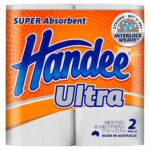 Paper Towel Handee Kitchen 2ply 60s Twin Pack Ctn6
