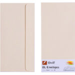 Envelope Quill Dl 80gsm Cream Pk25