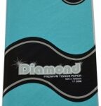 Tissue Paper Diamond 500x750mm 17gsm Aqua 5 Shts