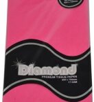 Tissue Paper Diamond 500x750mm 17gsm Cerise 5 Shts