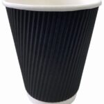 Paper Cup Writer 12oz (355ml) Double Wall Black Pk500