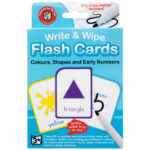 Flash Cards Write & Wipe Colours Shapes & Early Numbers