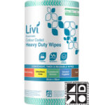 Commercial Wipes Livi Essentials Green - Pack of 4