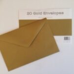 Envelope Ozcorp C6 Gold Pk20