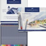 Pencil Coloured Faber-Castell Goldfaber Aqua Watercolour Tin of 24