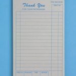 Docket Book Zions Restaurant 17sc Single Copy
