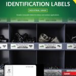 Label Avery A4 Heavy Duty Removable, 99.1 x 42.3mm 12up White 240 Labels