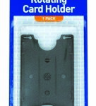 Card Holder Kevron ID Rotating B/Pack Id1025pp