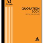 Quote Book Olympic Fsc 750 Dup C/Less A4 (07835)