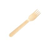 Fork Earth 160mm ECO Wooden Natural Pk100