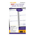 Refill 2027 Debden Dayplanner 82x162mm Sl4700 Slimline Wiro-O Wtv