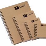 Notebook Quill A4 Natural Range Spiral 160pg