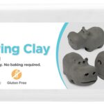 Clay Modelling Ec Air-Dry 1kg Charcoal