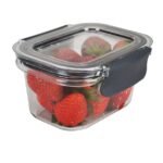 Food Container Italplast 400ml Snap Lock Clear 140 x 110 x 70