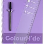 Notebook Colourhide A4 Lavender 120pgpg
