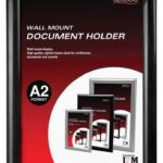 Document Holder Deflecto A2 Wall Mount Black
