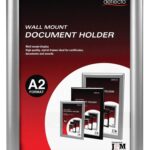 Document Holder Deflecto A2 Wall Mount Silver