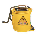 Mop Bucket Cleanlink 16l HD Metal Wringer Yellow
