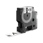 Label Tape Dymo 19mmx3.5m Flexible Nylon White (in R5000 Kit)