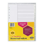 Dividers Marbig A4 PP 1-31 Tab White