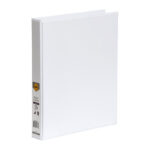 Binder Insert Marbig A4 Clearview 4 D-Ring 25mm White