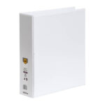 Binder Insert Marbig A4 Clearview 2 D-Ring 50mm White