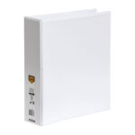 Binder Insert Marbig A4 Clearview 4 D-Ring 50mm White
