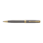 Pen Parker Sonnet Bp Grey Lacquer Gold Trim Med Tip