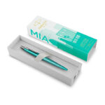 Pen Parker Jotter Global Icon Bp Chrome Colour Trim Miami Turquoise