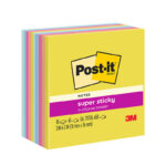 Notes Super Sticky Post-It 76x76 654-10ssjoy  Summer Joy 450 Sht