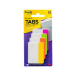 Tabs Durable Post-It 686-Ploy Pink/Lime/Orange/Yellow